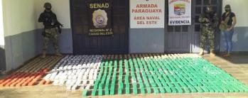 Incautan 300 kilos de Marihuana en una lancha a orillas del Río Paraná